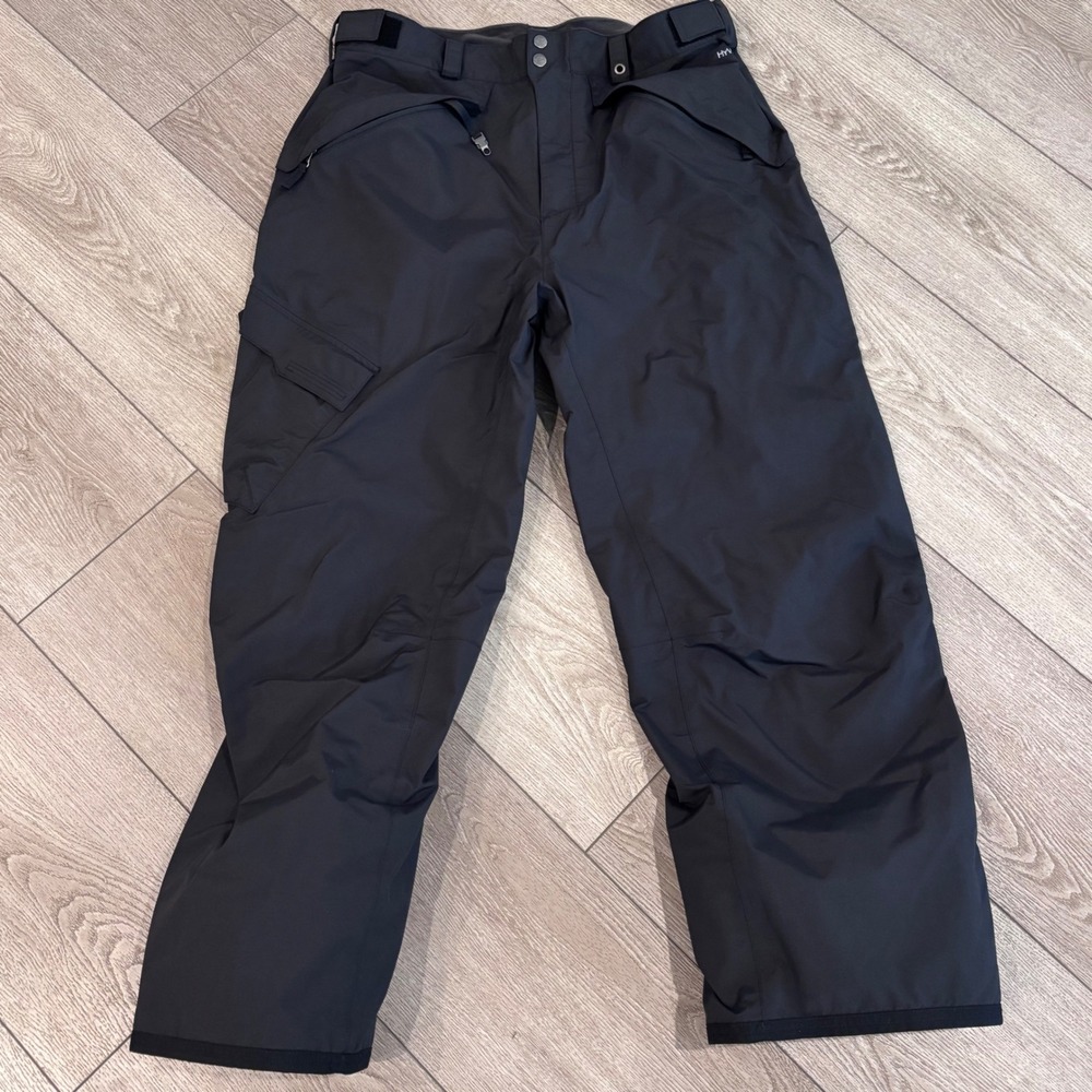 The North Face Snow Pants Mens XL Black HyVent Waterproof Ski Snowboard‎ Cargo